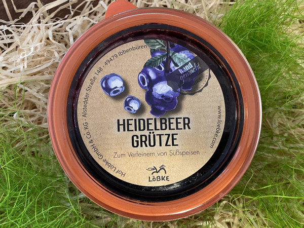 Heidelbeer Grütze