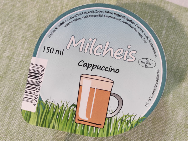 Milcheis Cappuccino