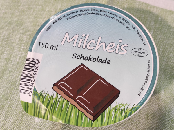 Milcheis Schokolade